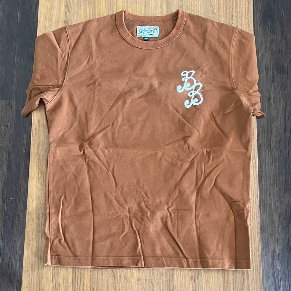 Brown Graphic Logo Short Sleeve Tee Heavy Tee.